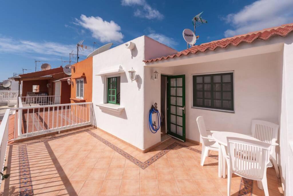 Duplex Con Jardin Y Buenas Vistas Lägenhet Maspalomas  Exteriör bild